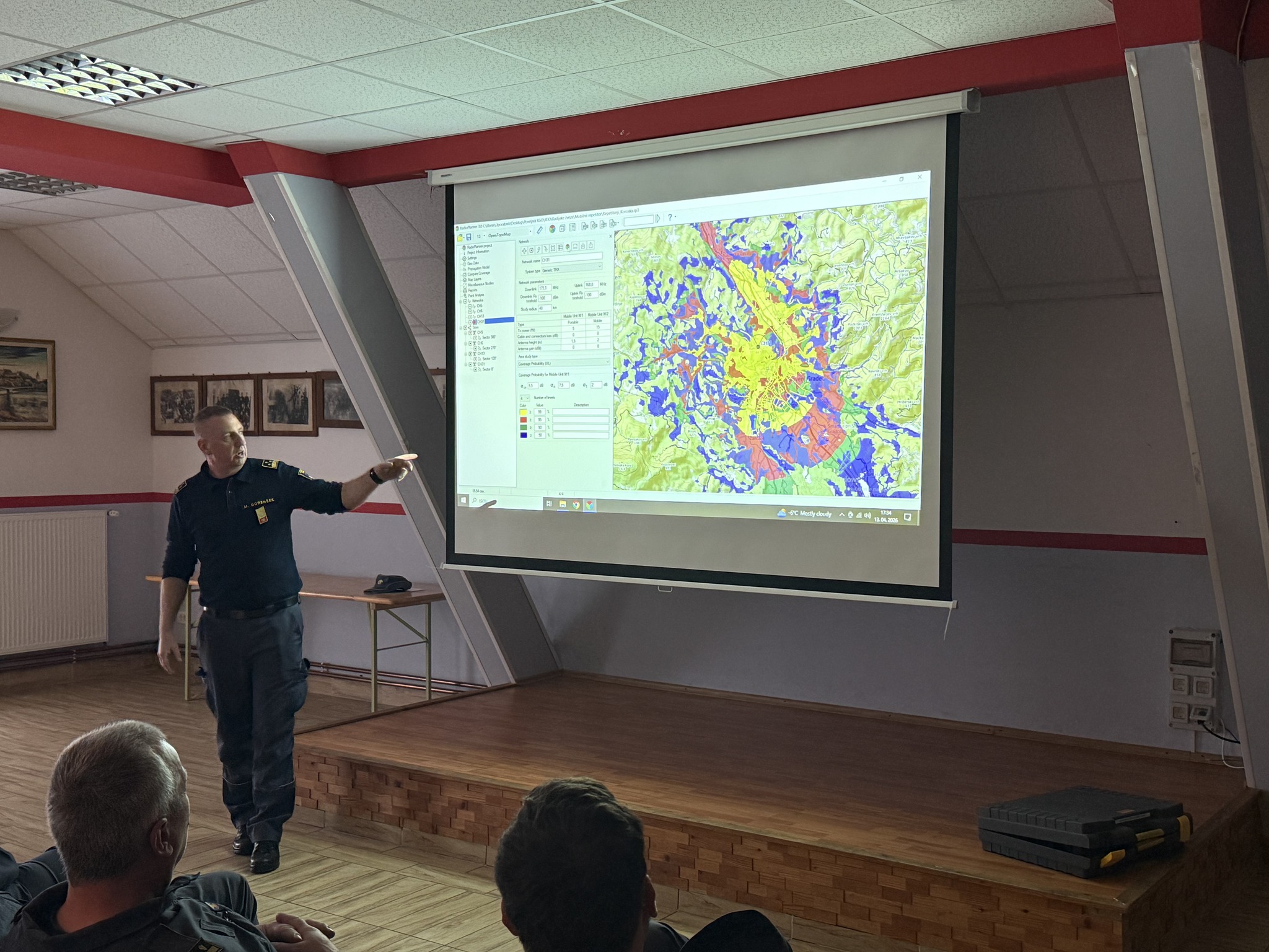 Usposabljanje s področja radijskih zvez
